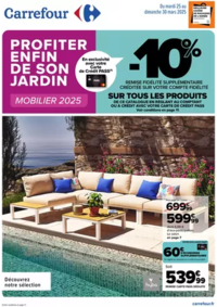 Prospectus Carrefour CHERBOURG : MOBILIER DE JARDIN: OFFRE EXCLUSIVE CLIENTS PASS