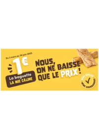 Prospectus La mie câline ALES : Un menu malin à prix mini