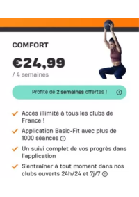 Prospectus Basic-Fit Lys-Lez-Lannois Leers cc Auchan : Profite de 2 semaines offertes