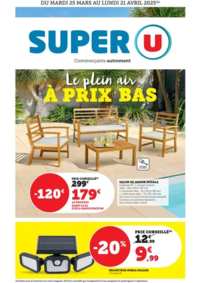 Prospectus Super U ST BRICE EN COGLES : Plein air