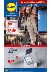 Prospectus Lidl AUDRUICQ : Restez stylé toute l'année chez Lidl en découvrant les pièces tendances Esmara.