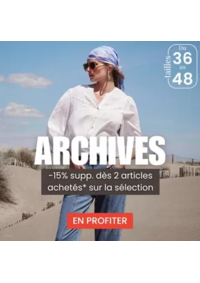 Prospectus Jacqueline Riu ARLES : Profitez de -15% supplémentaires dès 2 articles achetés