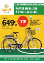 Prospectus Sport et Loisirs E.Leclerc : E.Leclerc Sports PRINTEMPS