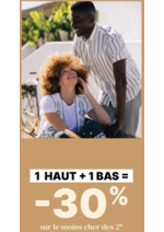Prospectus Bonobo : 1 Haut + 1 Bas = -30 % sur le moins cher des 2
