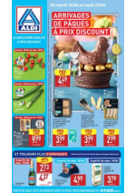 Prospectus Aldi : Arrivages de Pâques à prix discount