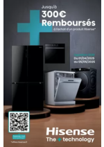 Promos et remises  : OFFRE Hisense : jusqu'à 300€ remboursés !
