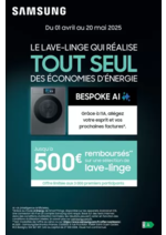 Promos et remises  : OFFRE Samsung : jusqu'à 500€ remboursés !