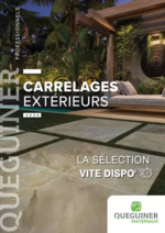 Prospectus Quéguiner matériaux : Vite Dispo - Carrelages extérieurs
