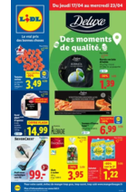 Prospectus Lidl : Préparez Pâques à prix Lidl avec les produits Deluxe et Favorina !
