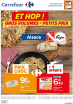 Prospectus Carrefour city : ET HOP ! GROS VOLUMES = PETITS PRIX