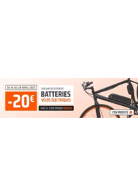 Prospectus 1001 Piles Batteries PARIS 13 : Notre offre Batterie de vélo électrique