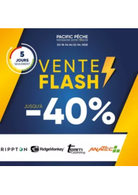 Prospectus Pacific Pêche MULHOUSE - WITTENHEIM : Premier Jour Vente Flash