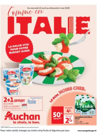 Prospectus Auchan : Comme en Italie : la dolce vita pour votre budget aussi