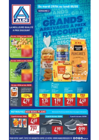 Prospectus Aldi Maîche : Les grandes arrivages à prix discount