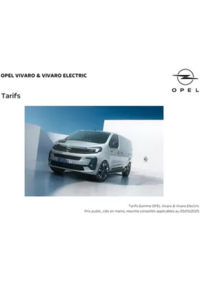 Prospectus Distributeur OPEL SAJUAL ISSOUDUN : Opel Vivaro