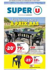 Prospectus Super U MEYSSAC : Les beaux jours !