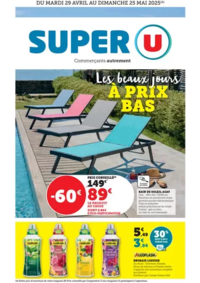 Prospectus Super U MAUBOURGUET : Les beaux jours !