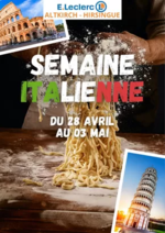 Prospectus E.Leclerc : Semaine Italienne