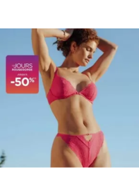 Prospectus RougeGorge Lingerie LONS LE SAUNIER : Les jours rougegorge jusqu’à -50%