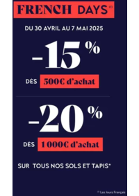 Prospectus Saint Maclou Arras : French days