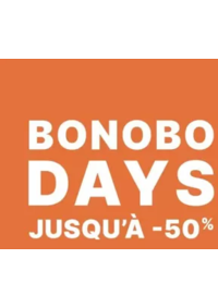Prospectus Bonobo HAZEBROUCK : Bonobo days Jusqu'à -50%