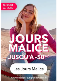 Prospectus Grain de Malice Aurillac : Jour Malice