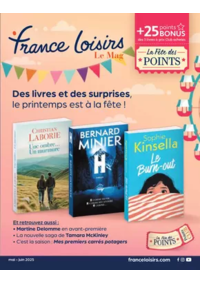 Prospectus France loisirs Roubaix : Mai - Juin 2025