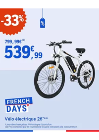 Prospectus Sport et Loisirs E.Leclerc Ibos : French days