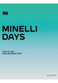 Prospectus Minelli Le Mans : Minelli days Jusqu'à -20%