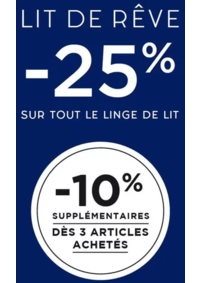 Prospectus Eurodif ROUEN : -25% SUR LE LINGE DE LIT
