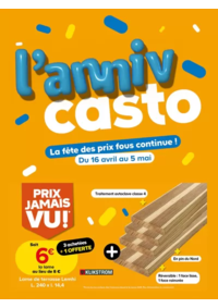 Prospectus Castorama DIJON - MARSANNAY-LA-COTE : La fête des prix fous continue !