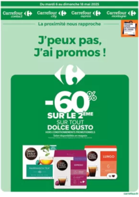 Prospectus Carrefour city PARIS 42 avenue de la Motte Picquet : J'PEUX PAS J'AI PROMOS DU 06 AU 18 MAI 2025