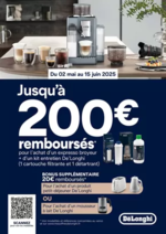 Promos et remises  : DELONGHI EXPRESSO BROYEURS