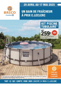Prospectus Brico E.Leclerc PARTHENAY : Piscines