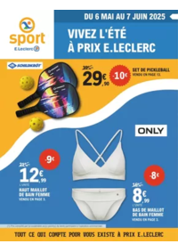 Prospectus Sport et Loisirs E.Leclerc Surgeres : E.Leclerc Sports ETE
