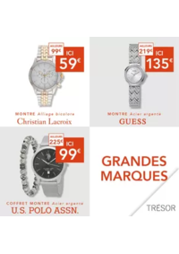 Prospectus Trésor Bijoux CARRE SENART : Grandes Marques