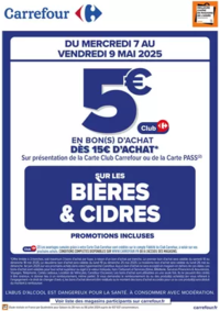 Prospectus Carrefour Express Marly-la-Ville : OPERATION BON(S) D’ACHAT BIÈRES ET CIDRES