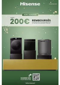 Prospectus Boulanger Annemasse : OFFRE Hisense : jusqu'à 200€ remboursés !