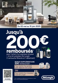 Prospectus Connexion CASTRES : Delonghi Jusqu'à 200€ remboursés