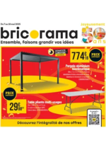 Prospectus Bricorama : Célébrons les 50 ans Bricorama