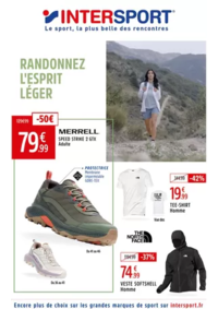 Prospectus Intersport TIGNIEU JAMEYZIEU : RANDONNEZ L'ESPRIT LÉGER