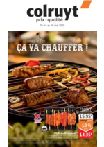 Prospectus Colruyt : Allumez le feu, ça va chauffer !