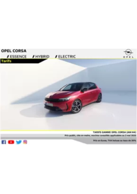 Prospectus Distributeur OPEL GARAGE ALLARY JEROME SAINT-MARTIAL-DE-VALLETTE : Opel Corsa