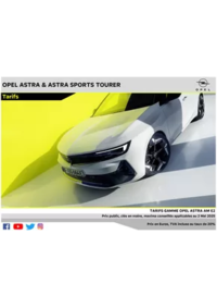 Prospectus Distributeur OPEL SALLANCHES AUTOMOBILES SALLANCHES : Opel Astra et Astra Sports Tourer