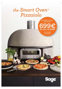 Prospectus BeDigital Alencon : SAGE PROMO SMART OVEN PIZZAIOLO