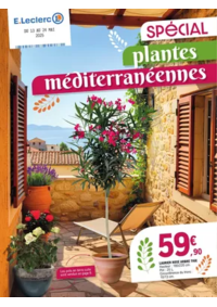 Prospectus E.Leclerc RIVIERES / LA ROCHEFOUCAULD : PLANTES MEDITERANEENNES