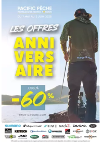 Prospectus Pacific Pêche MONTBELIARD - VOUJEAUCOURT  : Les offres anniversaire -60%