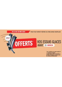 Prospectus Carglass CUSSET : Pour tout impact réparé ou pare-brise remplacé
