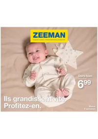 Prospectus Zeeman Villetaneuse CC Bienvenu : Ils grandissent vite. Profitez-en