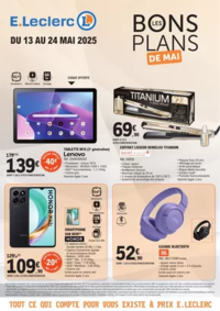 Prospectus E.Leclerc VIERZON : BONS PLANS MAI- Fête des Mères